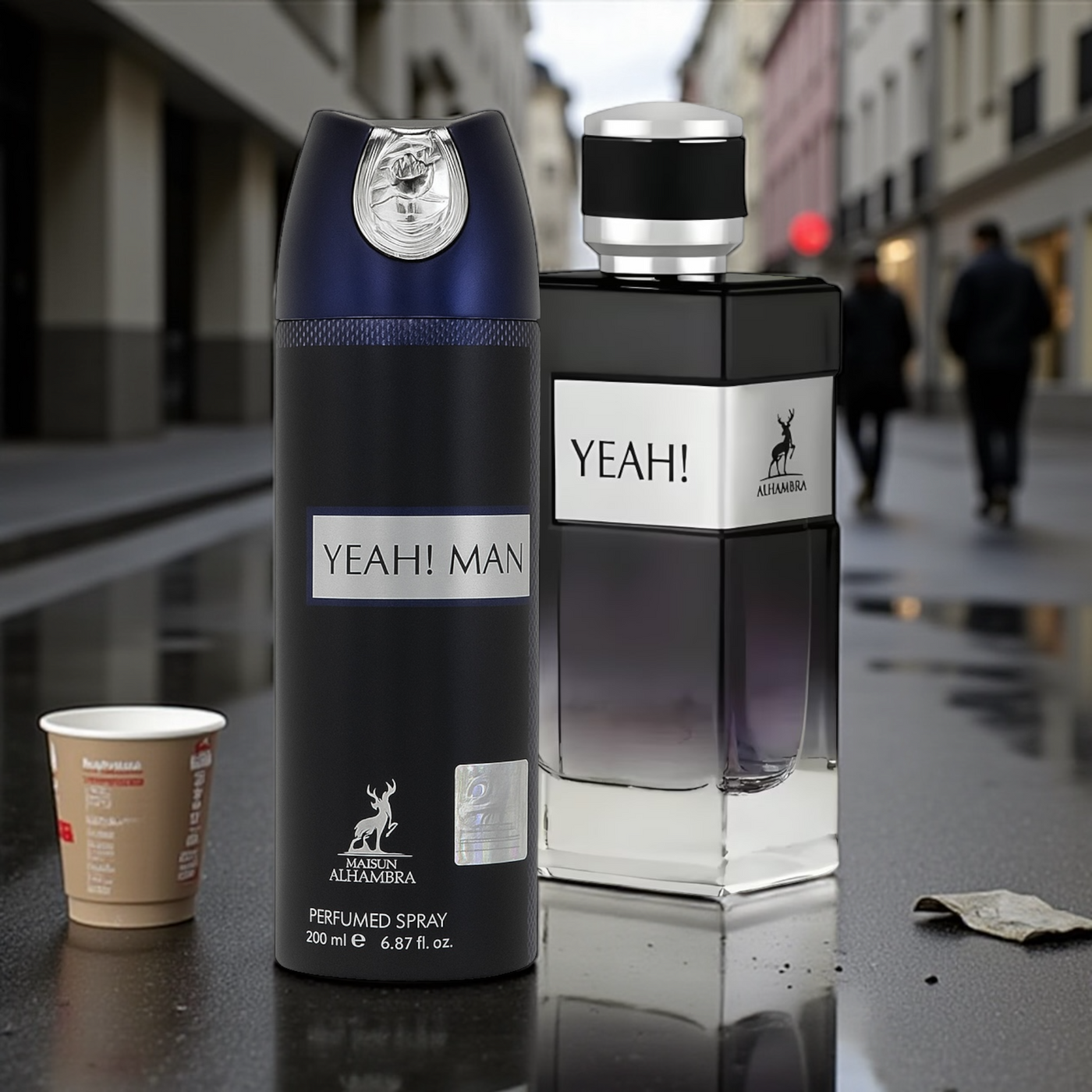 ⚫ KIT MASCULINO – YEAH! MAN 100ML + PERFUMED SPRAY CORPORAL 200ML