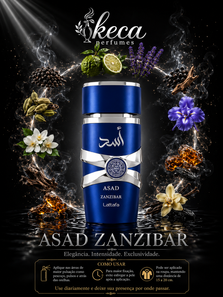 Perfume Masculino – Lattafa Asad Zanzibar Eau de Parfum 100ml