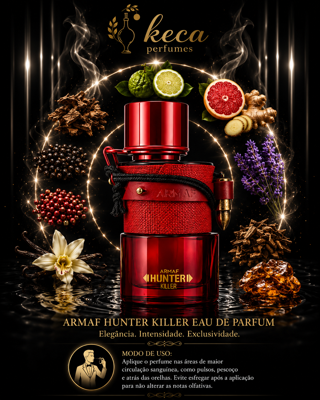 Perfume Masculino – Armaf Hunter Killer Eau de Parfum 100ml