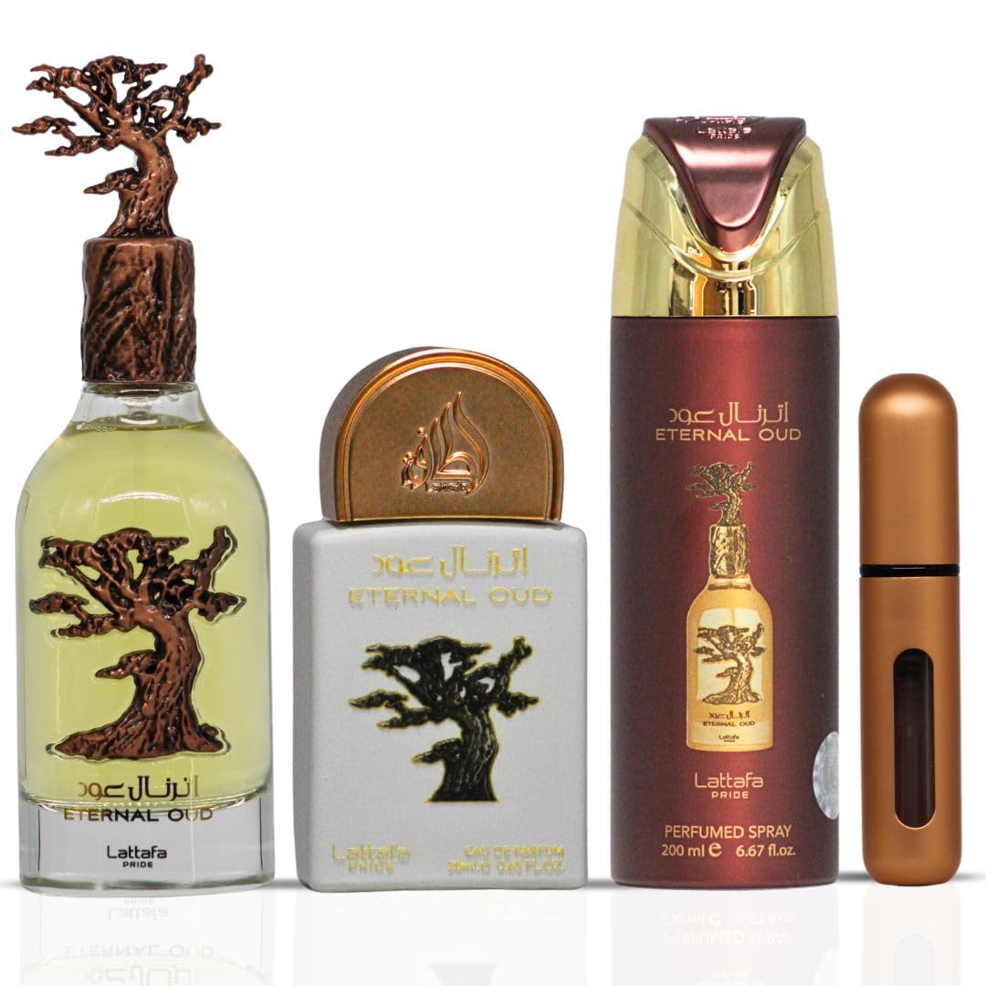 🖤 Perfume Unissex – Lattafa Eternal Oud Gift Set