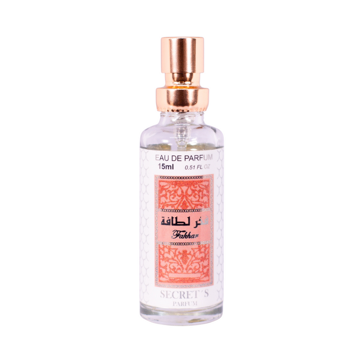 💗 Perfume Feminino Árabe – Miniatura Fakhar Rose 15ml