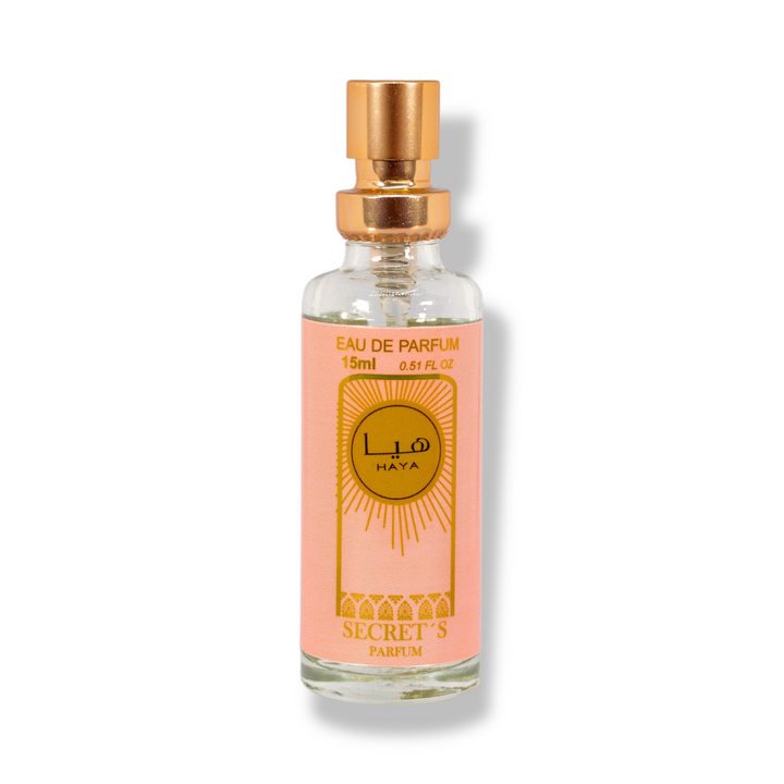 💖 Perfume Feminino Árabe – Miniatura Haya 15ml
