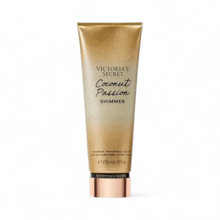 ✨ Creme Hidratante Corporal com Brilho Victoria’s Secret Coconut Passion Shimmer – 236ml