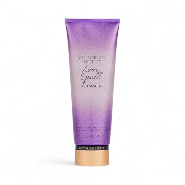 💜  Creme Hidratante Corporal com Brilho Victoria’s Secret Love Spell Shimmer – 236ml