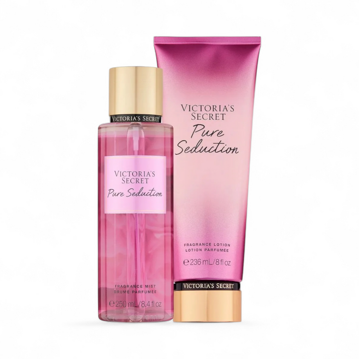 💖 VICTORIA’S SECRET – KIT BODY SPLASH 250ML + CREME HIDRATANTE 236ML PURE SEDUCTION SHIMMER