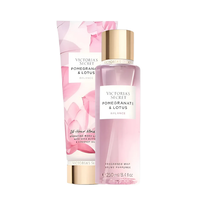 ❤️ VICTORIA’S SECRET – KIT BODY SPLASH 250ML + CREME HIDRATANTE 236ML POMEGRANATE &amp; LOTUS